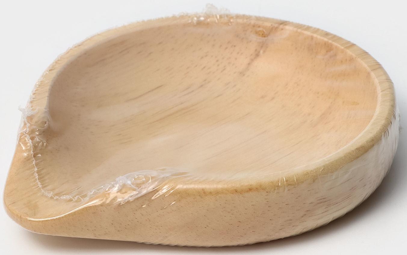 Подставка под ложку, 11,5×13,5×2,5 см, гевея