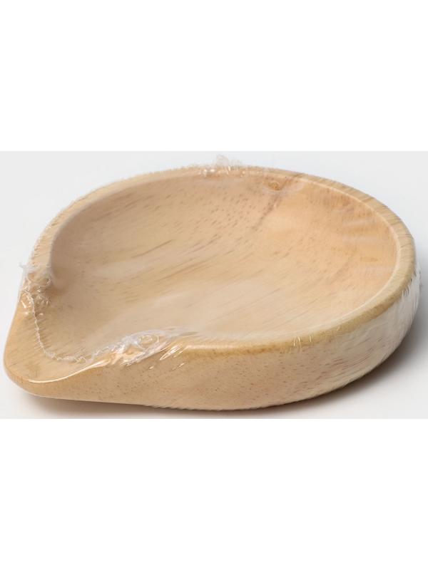 Подставка под ложку, 11,5×13,5×2,5 см, гевея