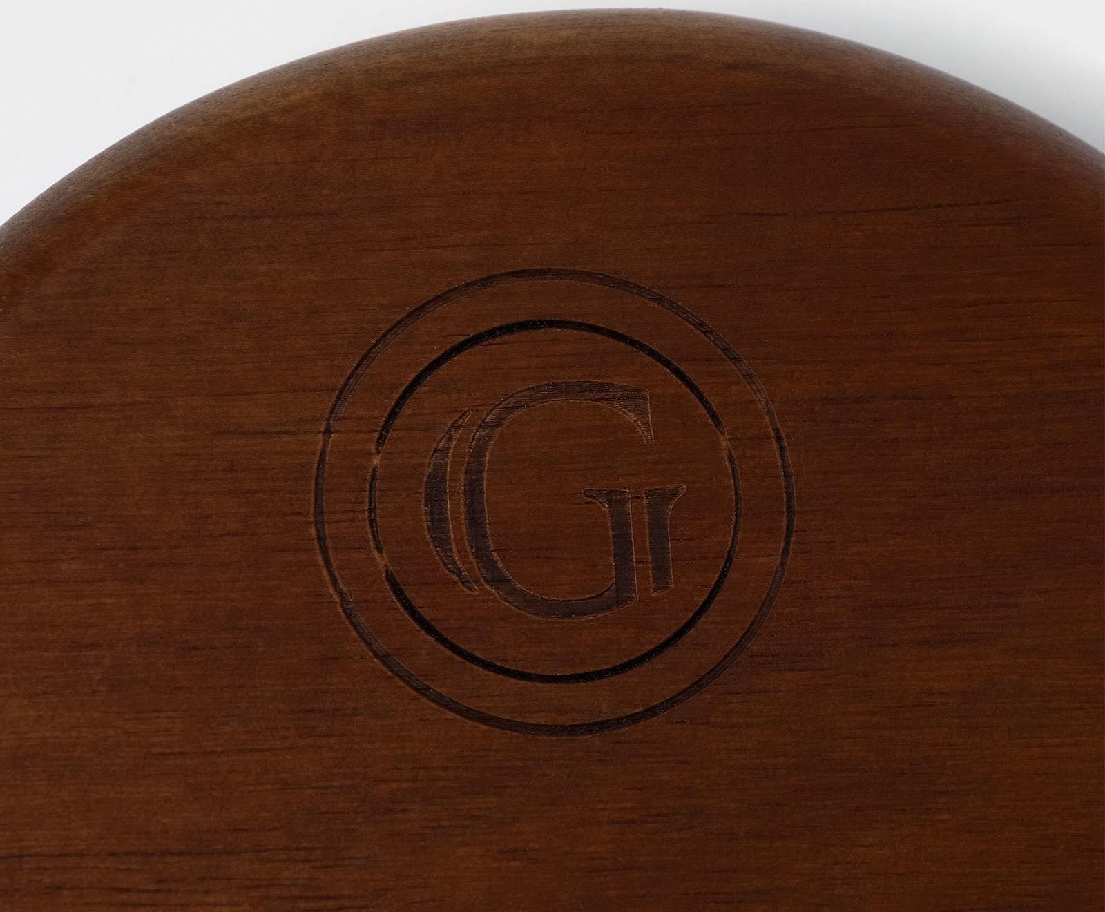 Подставка под ложку, 11,5×13,5×2,5 см, акация