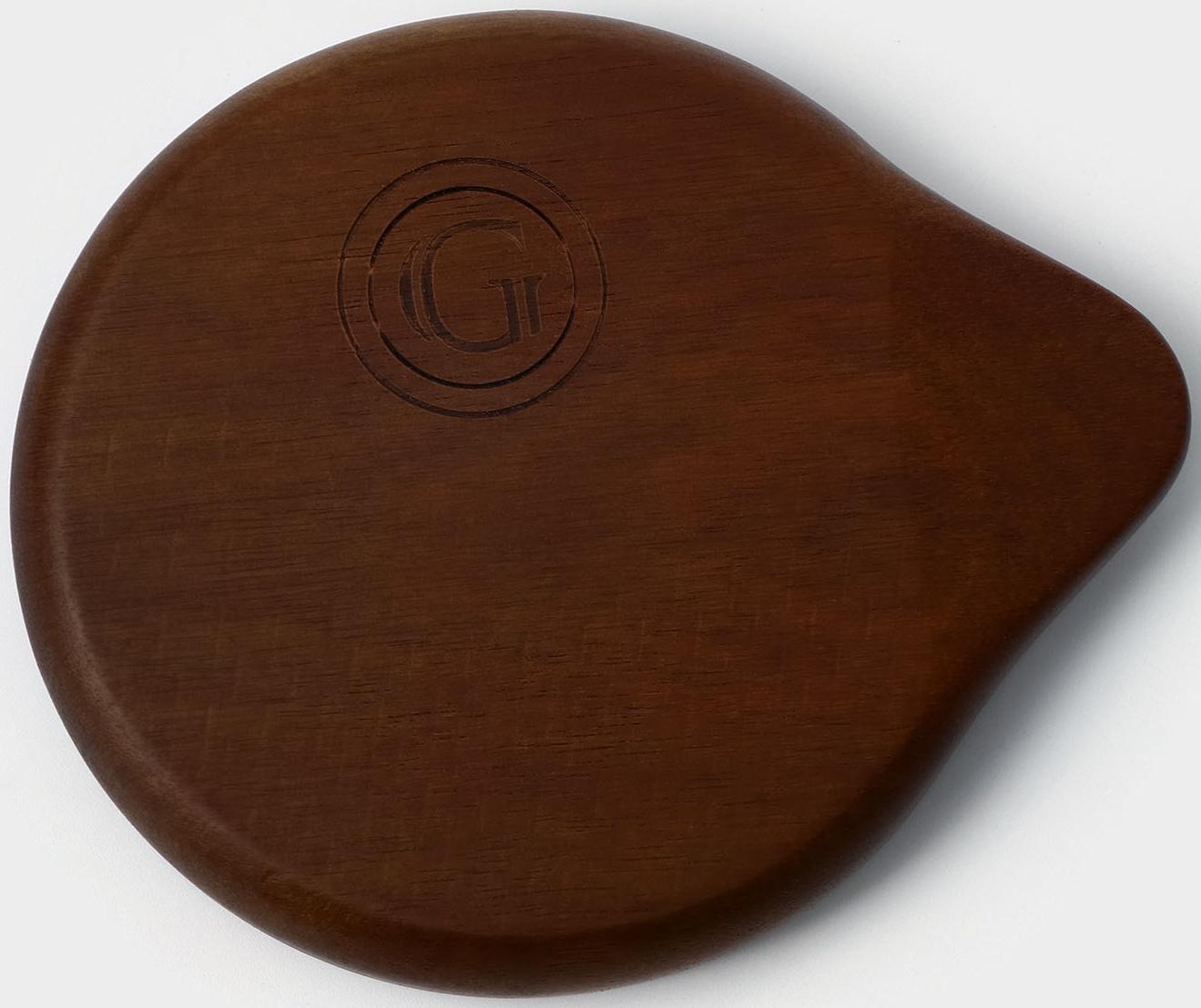 Подставка под ложку, 11,5×13,5×2,5 см, акация