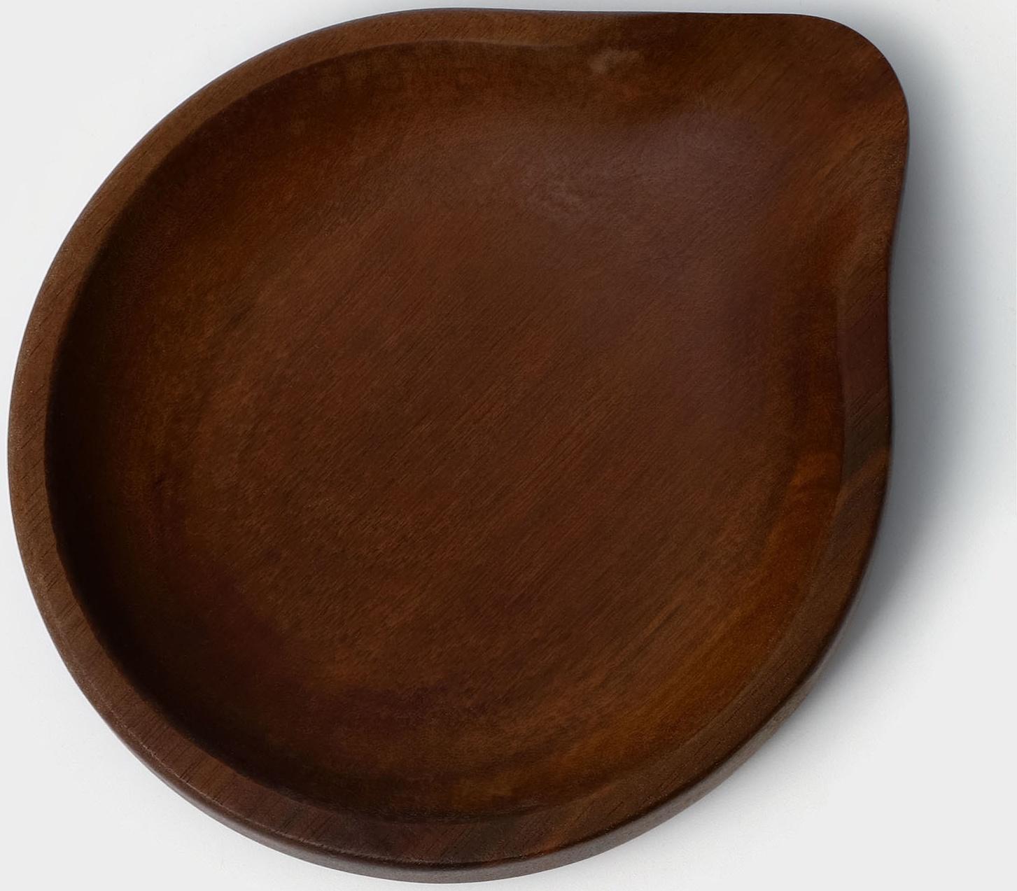 Подставка под ложку, 11,5×13,5×2,5 см, акация