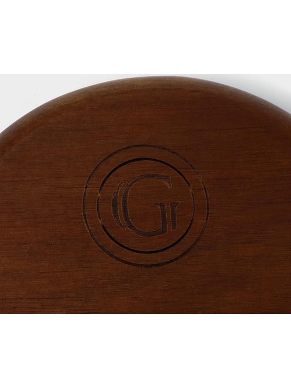 Подставка под ложку, 11,5×13,5×2,5 см, акация