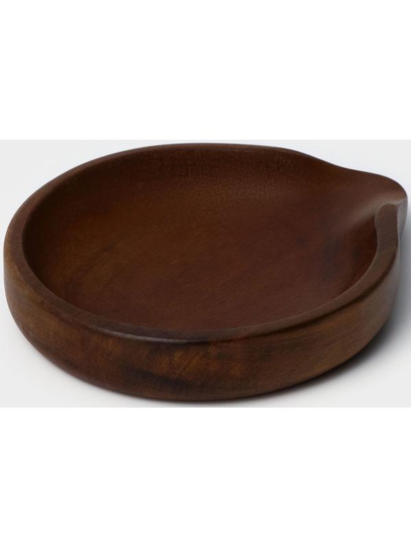 Подставка под ложку, 11,5×13,5×2,5 см, акация