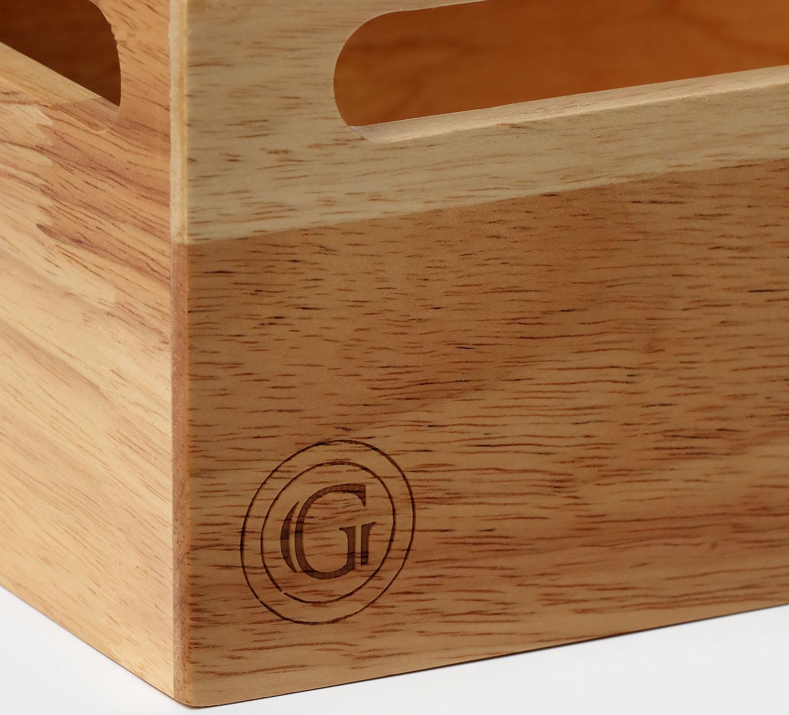 Органайзер кухонный, подставка под специи 17,8×27,3×14,6 см, гевея