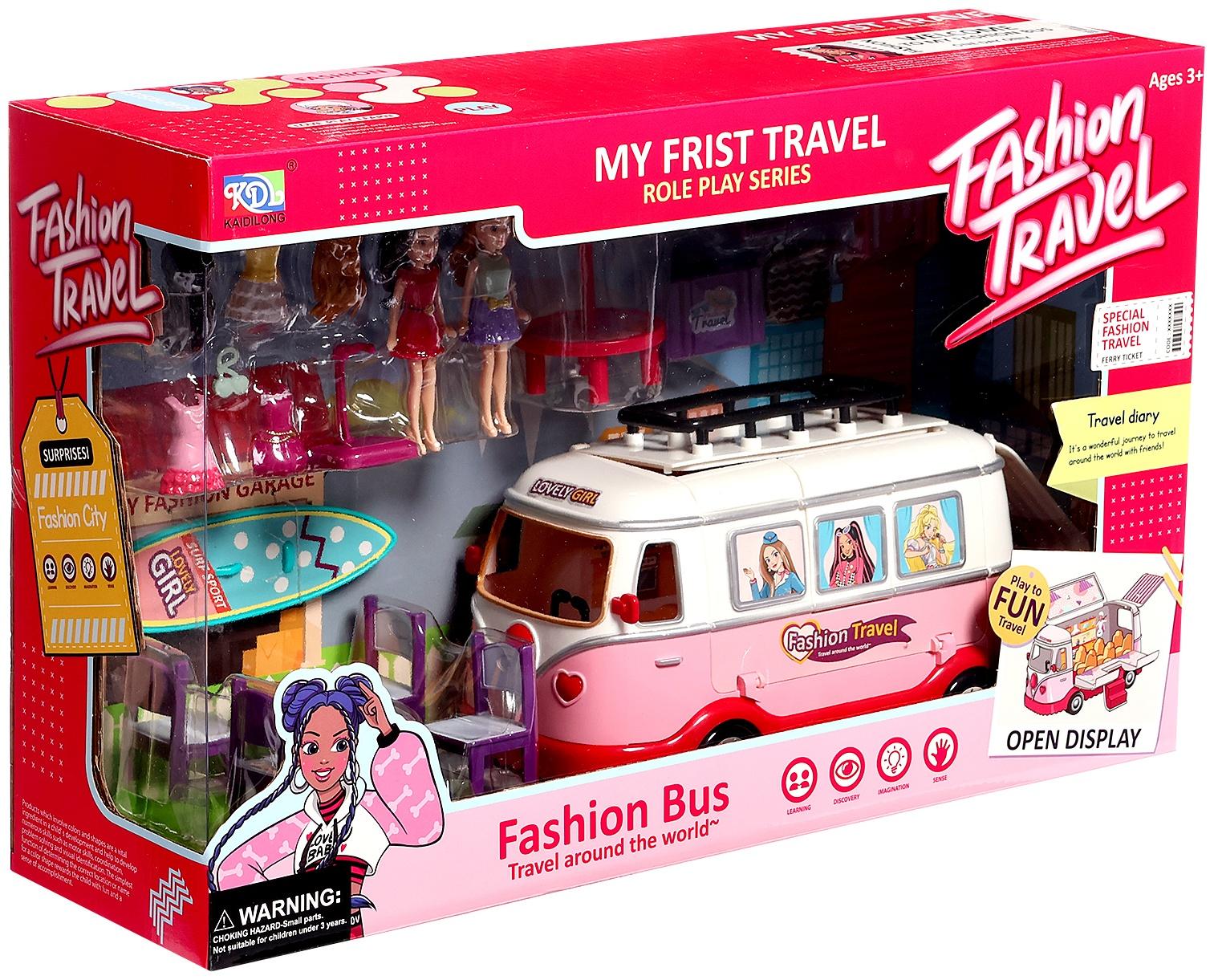 Игровой набор «Лови волну!»: трейлер, куклы, аксессуары