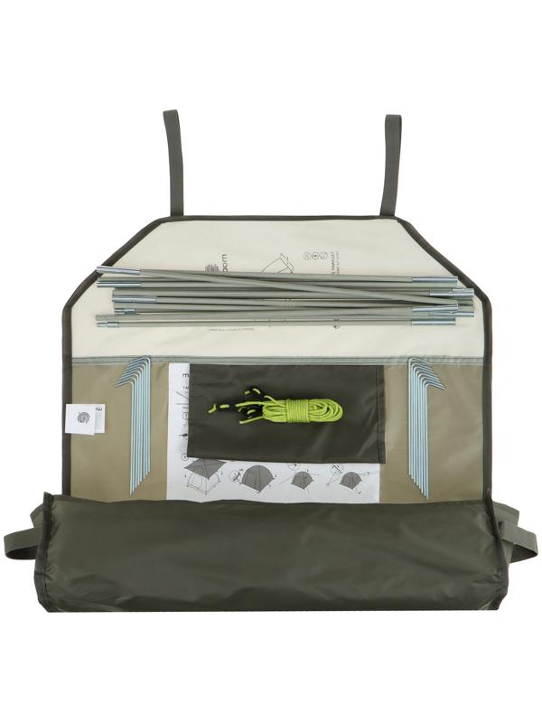 Палатка трекинговая maclay TAGANAY 2, 205х140х120 см, 2-местная