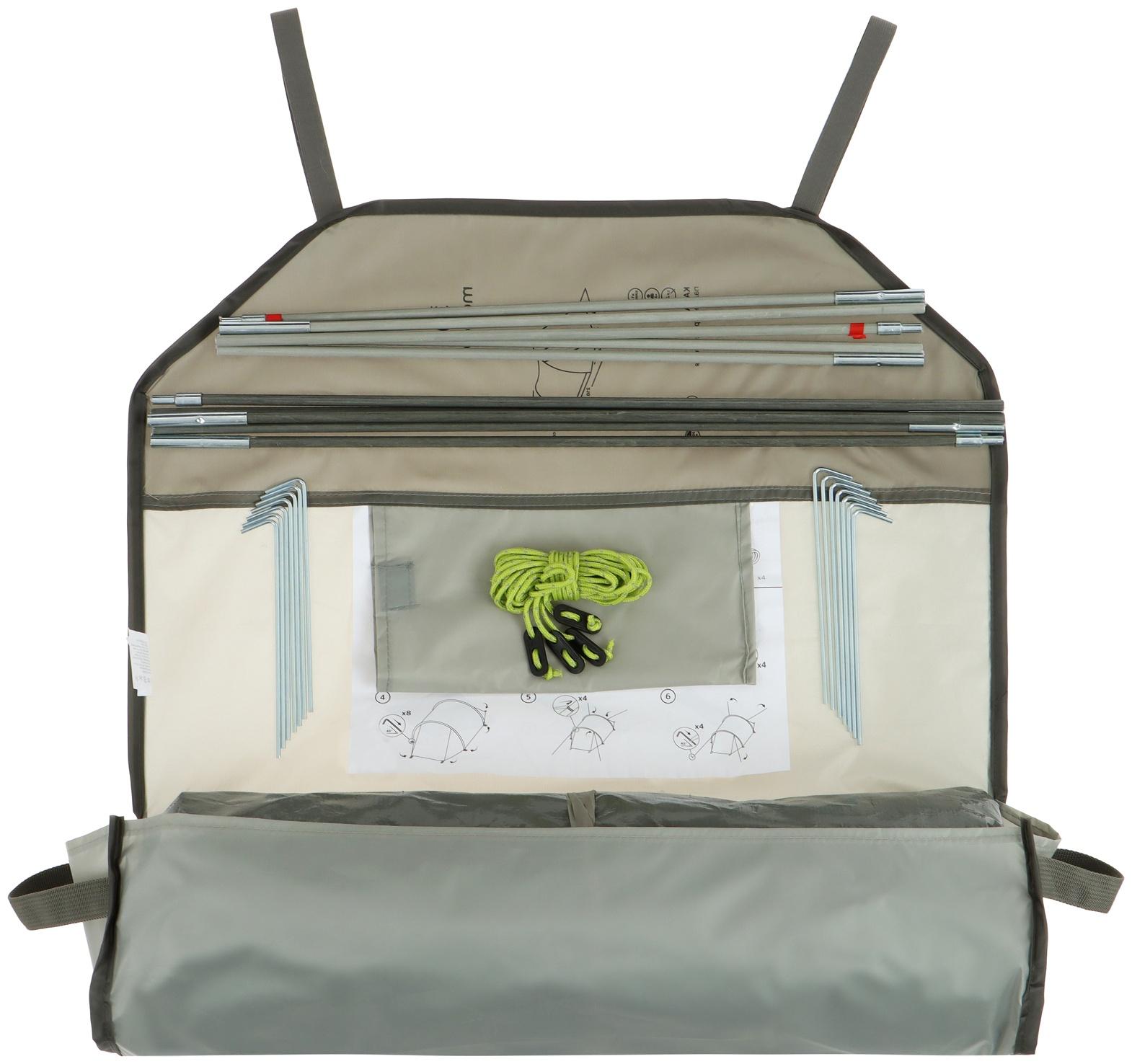 Палатка трекинговая maclay KAMA 2, 210х150х100 см, 2-местная