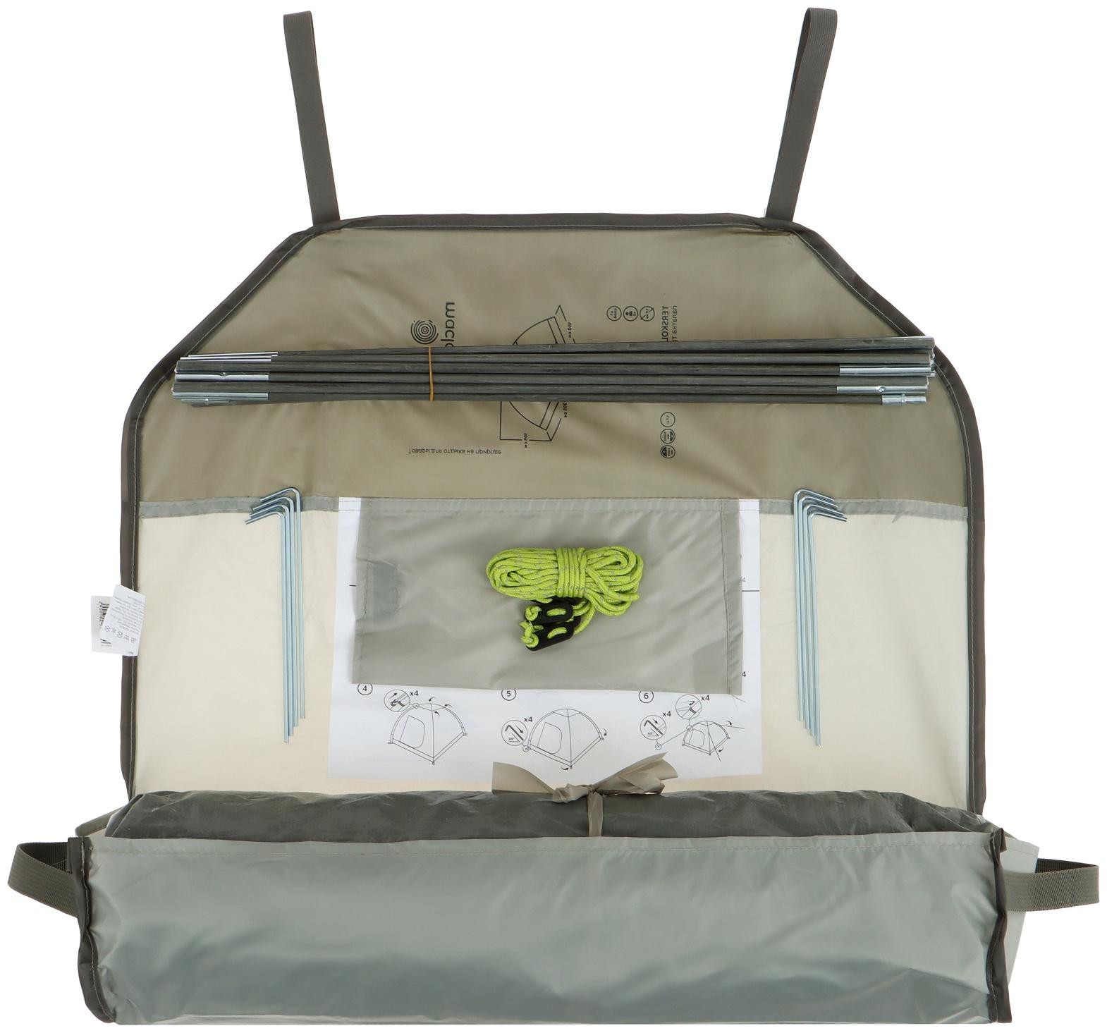 Палатка трекинговая maclay TERSKOL 2, 205х150х105 см, 2-местная