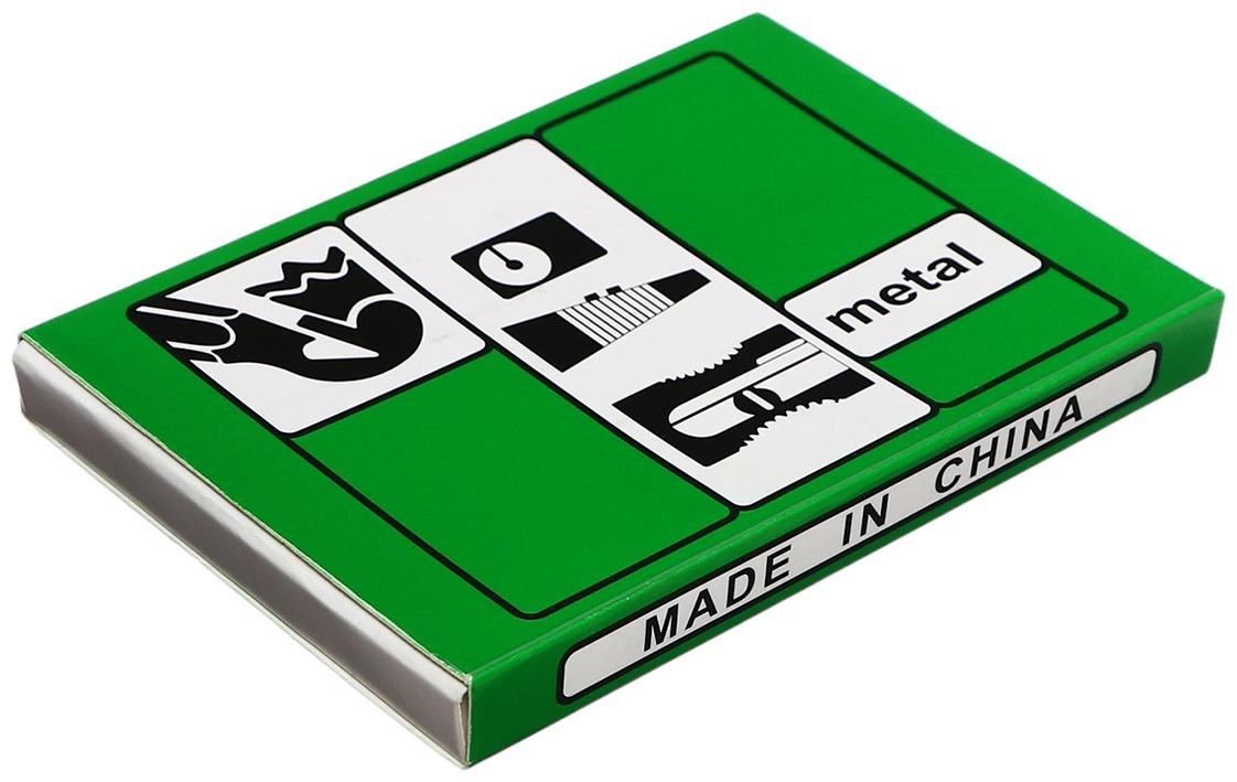 Точилка металлическая, малая, конус, штрихкод на штуке