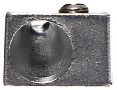 Точилка металлическая, малая, конус, штрихкод на штуке