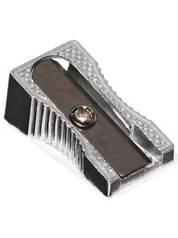 Точилка металлическая, малая, конус, штрихкод на штуке