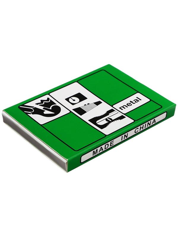 Точилка металлическая, малая, конус, штрихкод на штуке