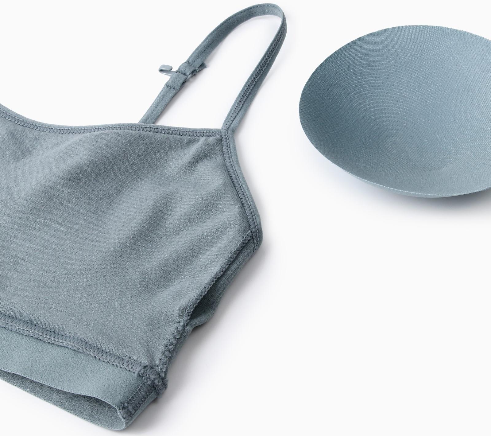 Бюстье женское, цвет серо-зеленый, размер 48 (L)