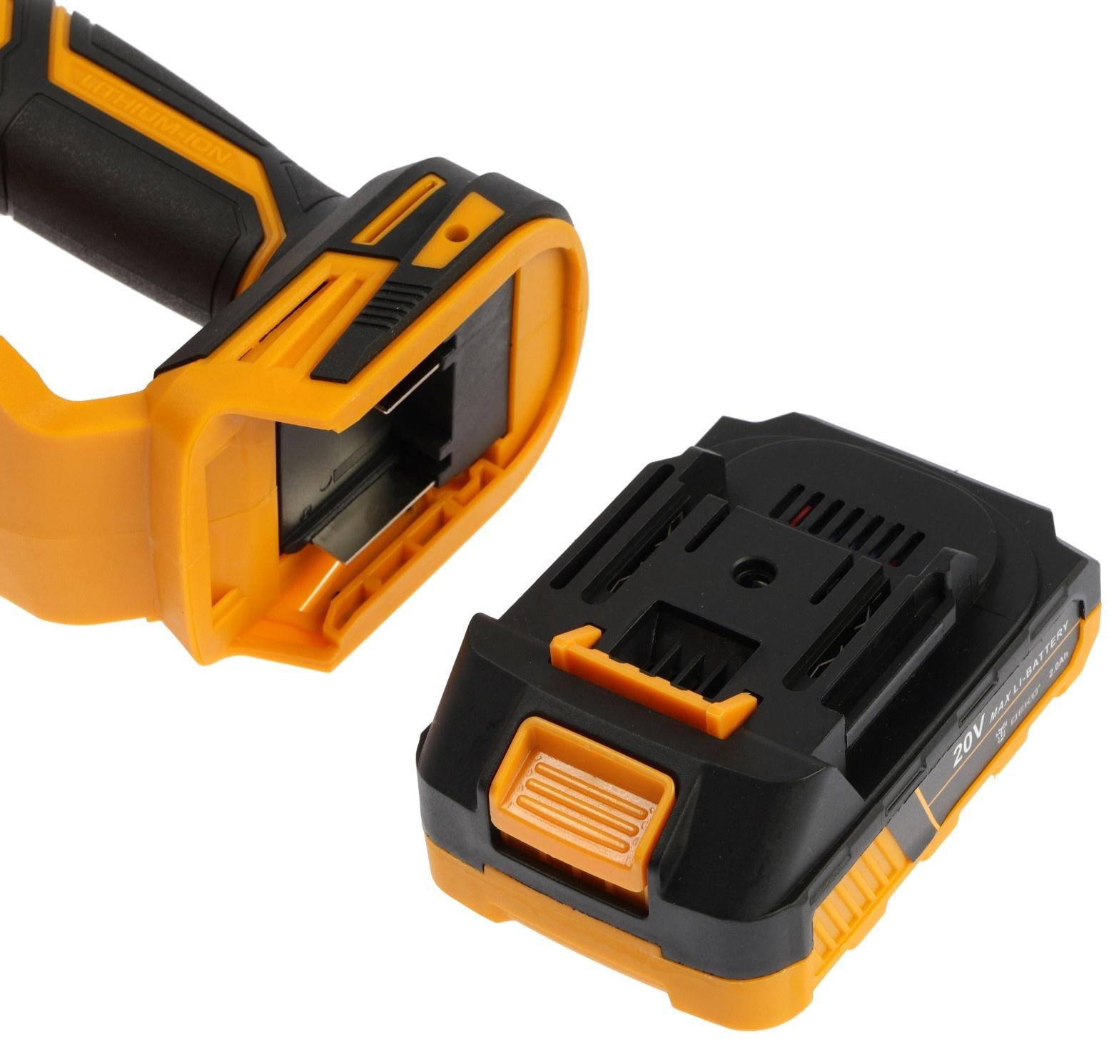 Пила цепная аккумуляторная DEKO DKCHS 20-4 063-4480, 20 В, 2 Ач, Li-ion АКБх1 шт, ЗУ