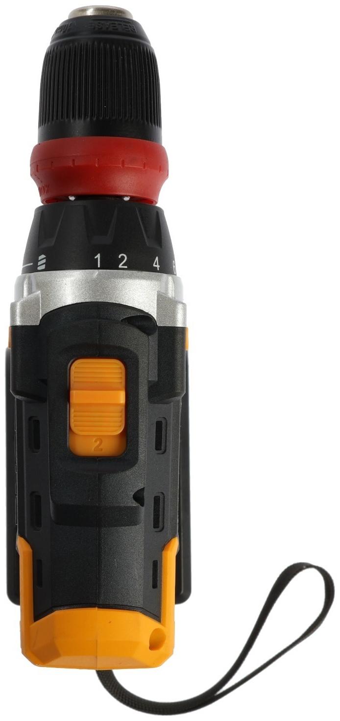 Дрель-шуруповерт DEKO DKCD20FU-Li, со съемным патроном, 20 В, 1.5 Ач, 42 Нм, 2 скорости