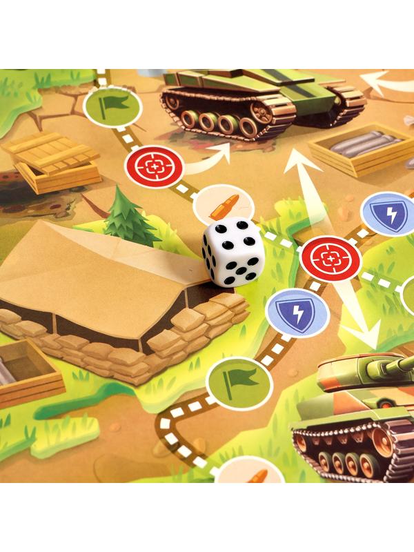 Настольная игра «Танки, в бой!», с карточками