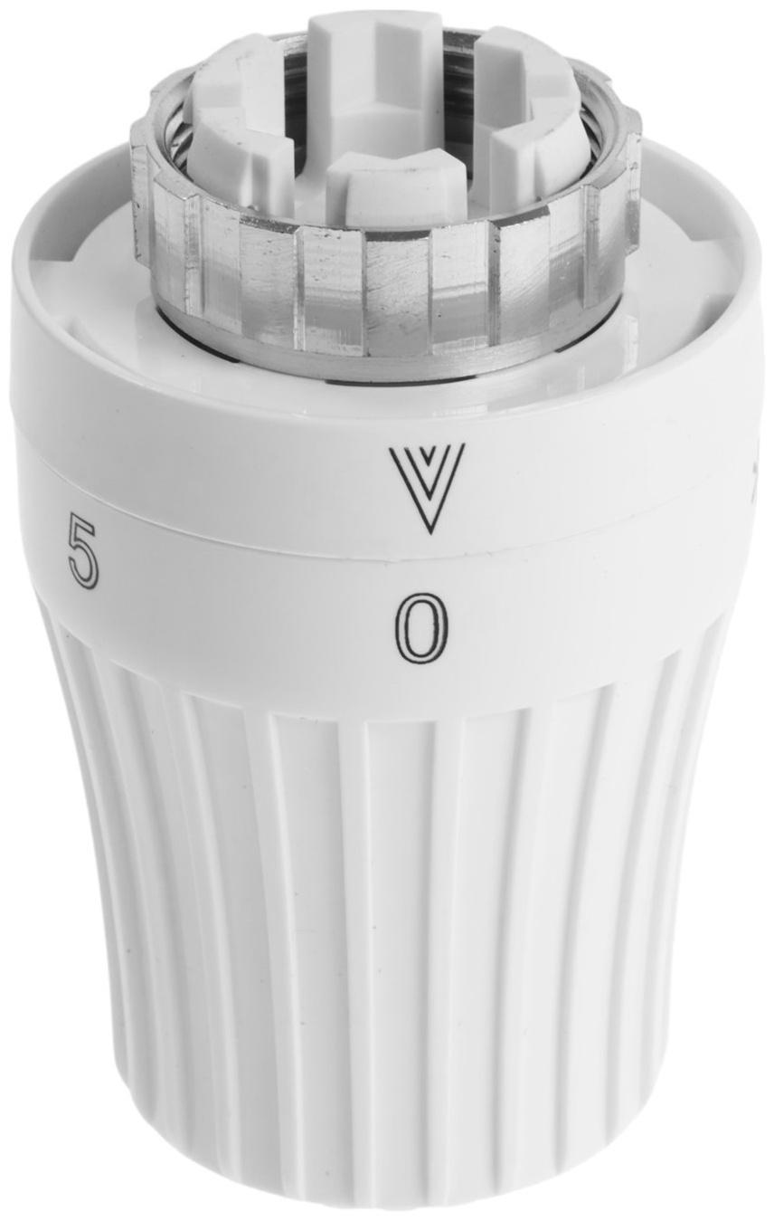 Термостатическая головка Ogint 022-5069, жидкостная, М30х1.5 мм, PN 10, 6-28°С, белая