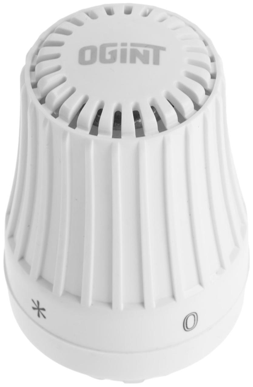 Термостатическая головка Ogint 022-5069, жидкостная, М30х1.5 мм, PN 10, 6-28°С, белая