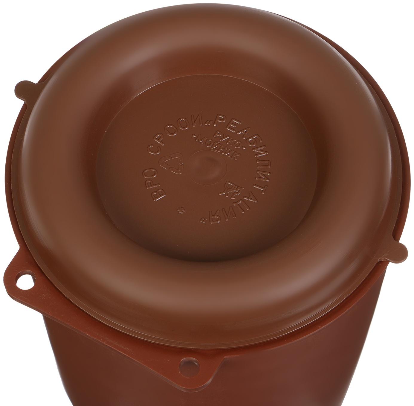 Умывальник садовый, 3 л, пластик, коричневый, Greengo