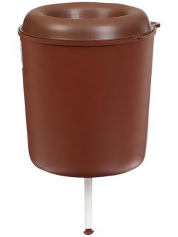 Умывальник садовый, 3 л, пластик, коричневый, Greengo