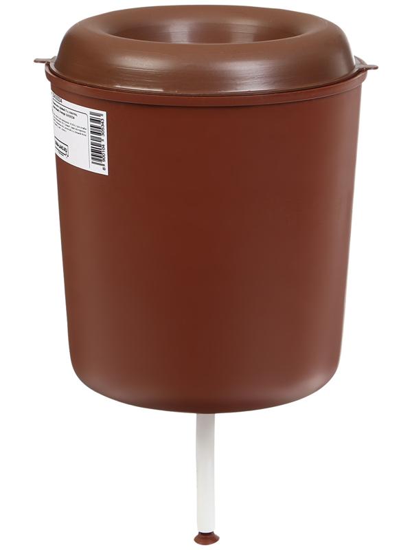 Умывальник садовый, 3 л, пластик, коричневый, Greengo