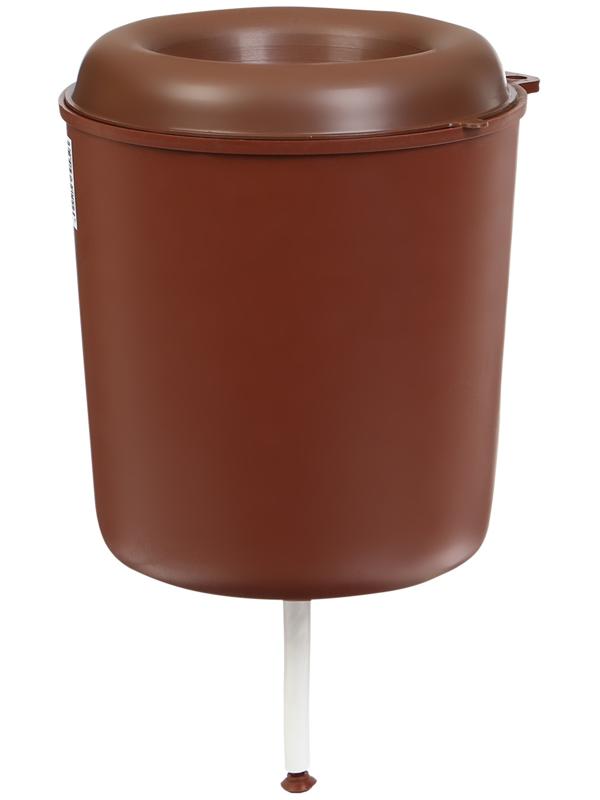 Умывальник садовый, 3 л, пластик, коричневый, Greengo