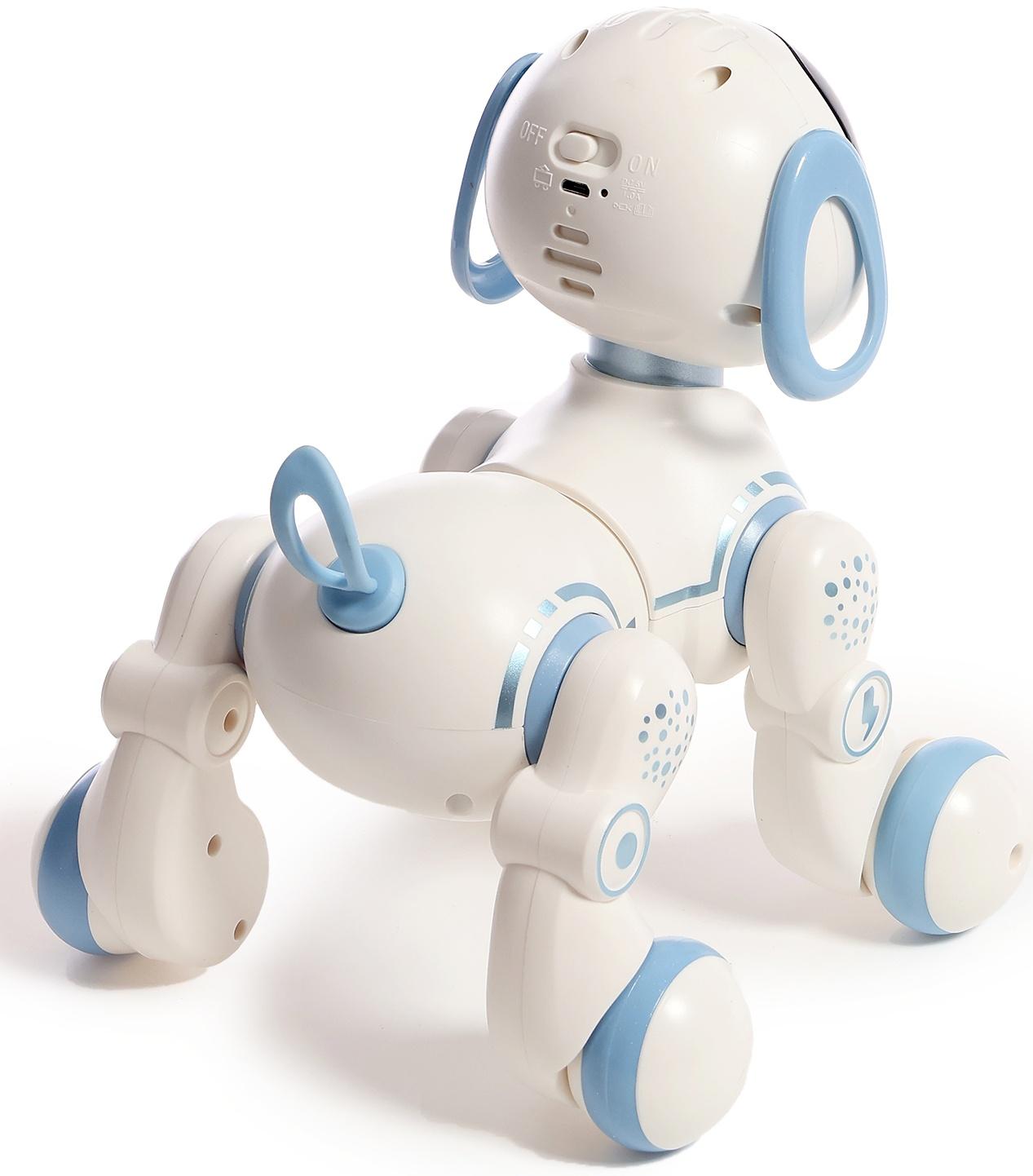 Робот-собака IQDog, световые и звуковые эффекты, работает от аккумулятора