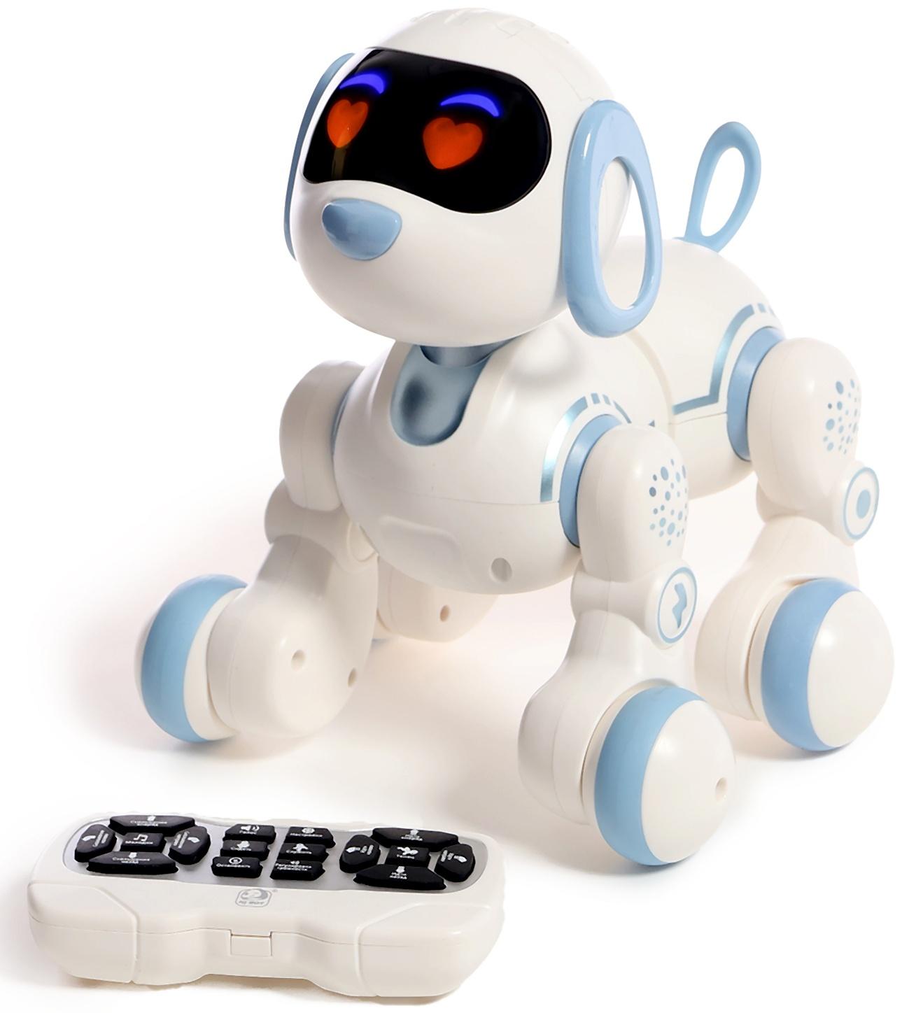 Робот-собака IQDog, световые и звуковые эффекты, работает от аккумулятора