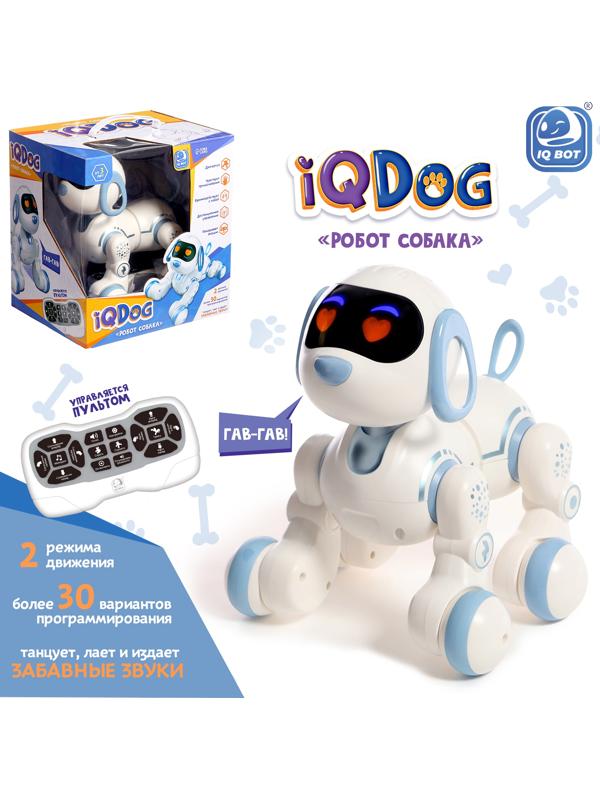 Робот-собака IQDog, световые и звуковые эффекты, работает от аккумулятора