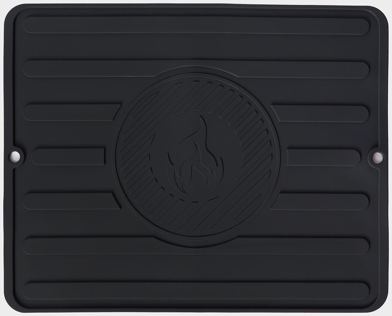 Коврик силиконовый под горячее, d=290 мм, l= 360 мм, цвет МИКС