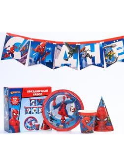 Набор бумажной посуды, на 6 персон 