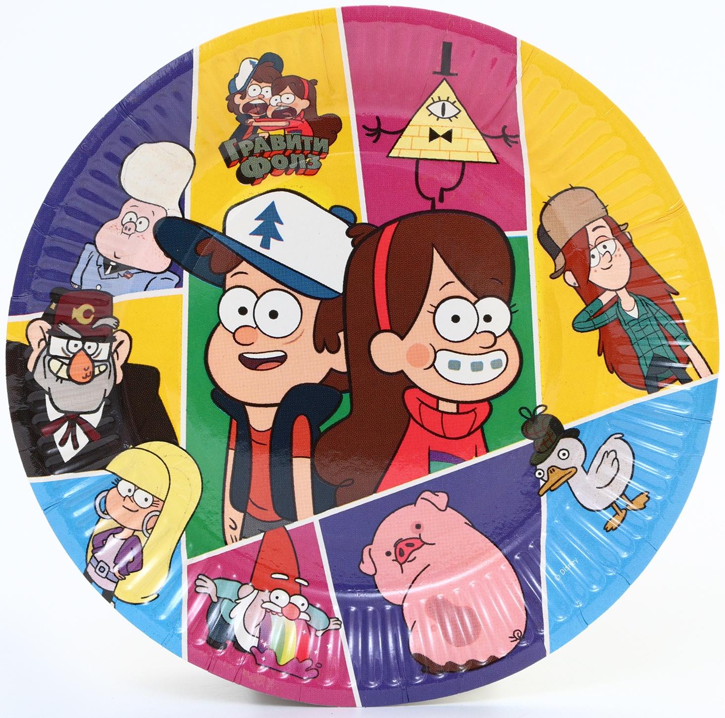 Набор бумажной посуды, на 6 персон 