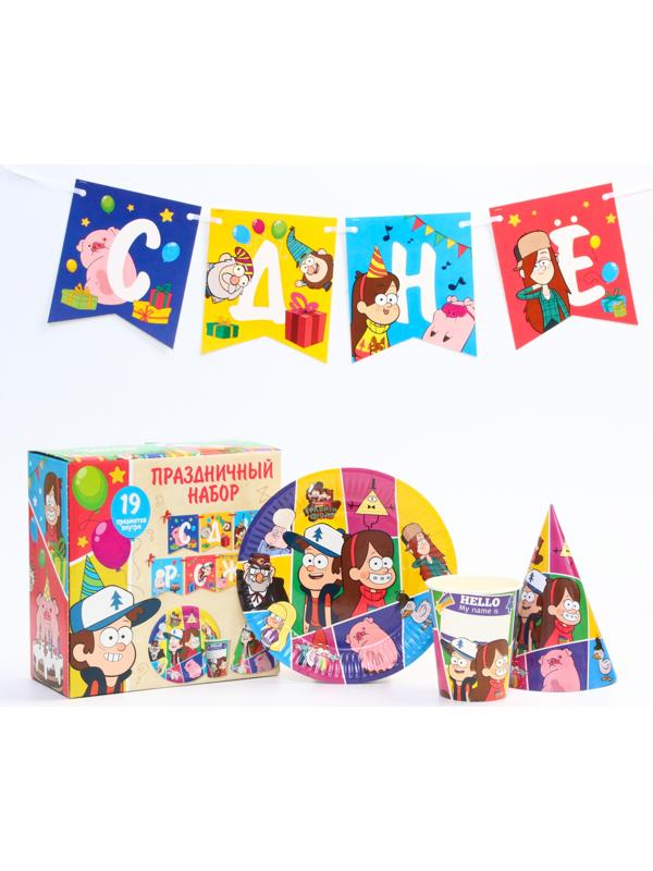 Набор бумажной посуды, на 6 персон 