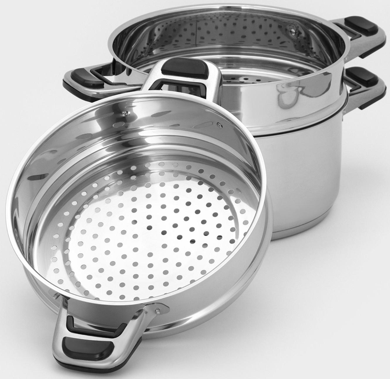 Мантоварка АЛТЫН D22 см 3 секции. ТРС  8,5л индукц. Дно