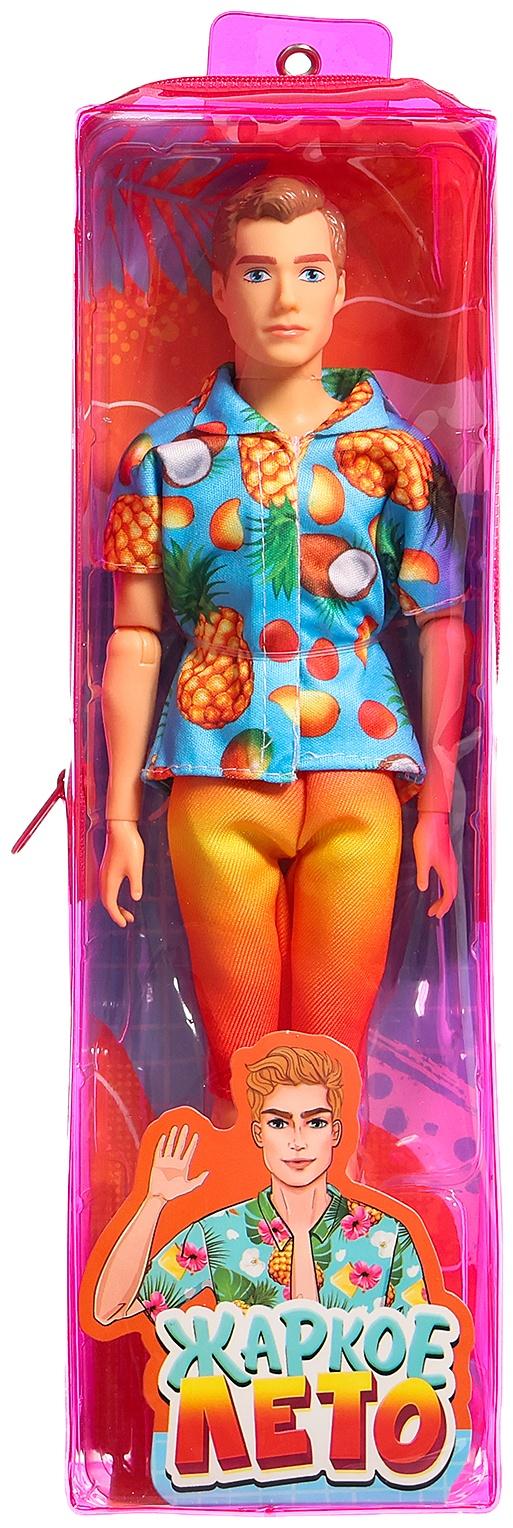 Кукла-кен в пенале «Жаркое лето», рубашка и шорты