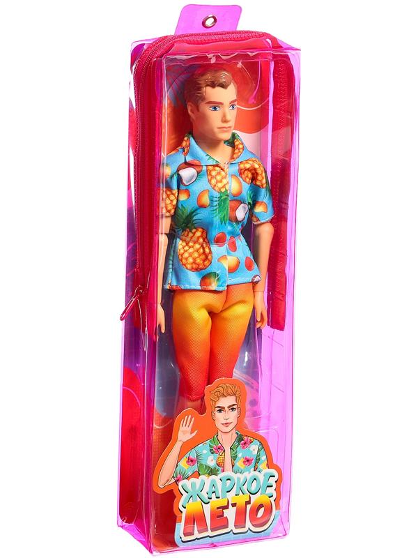 Кукла-кен в пенале «Жаркое лето», рубашка и шорты