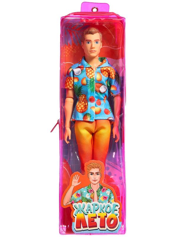 Кукла-кен в пенале «Жаркое лето», рубашка и шорты