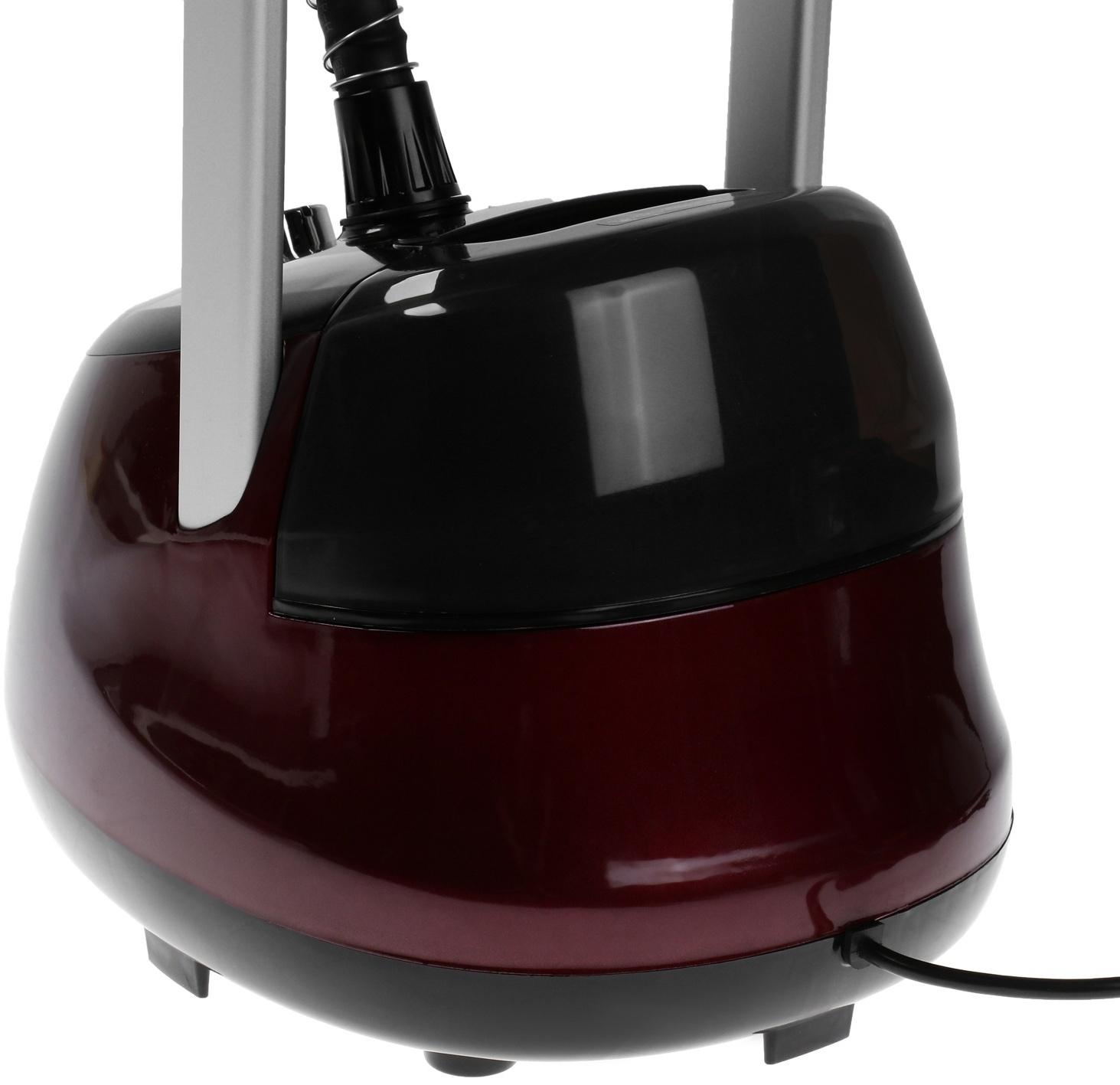 Отпариватель Sakura SA-3924G, напольный, 2200 Вт, 2.2 л, 35 г/мин, шнур 1.7 м, бордовый