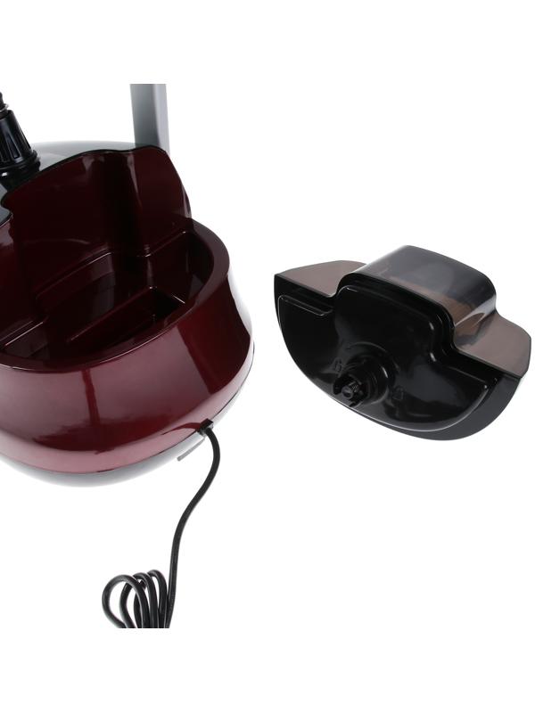 Отпариватель Sakura SA-3924G, напольный, 2200 Вт, 2.2 л, 35 г/мин, шнур 1.7 м, бордовый