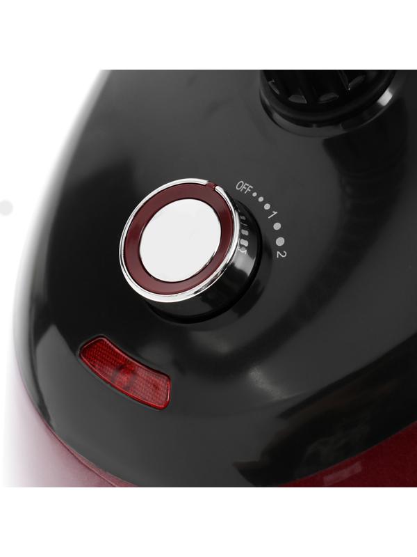 Отпариватель Sakura SA-3924G, напольный, 2200 Вт, 2.2 л, 35 г/мин, шнур 1.7 м, бордовый