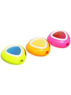 Точилка 1 отверстие с контейнером TUTTI FRUTTI, МИКС