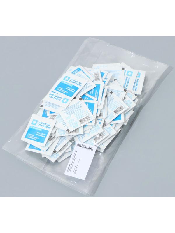 Салфетка спиртовая антисептическая, 30мм*60мм (этиловый спирт), 100 шт