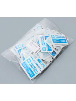 Салфетка спиртовая антисептическая из нетканого материала, одноразовая, 110мм*125 мм, 100 шт 1043983