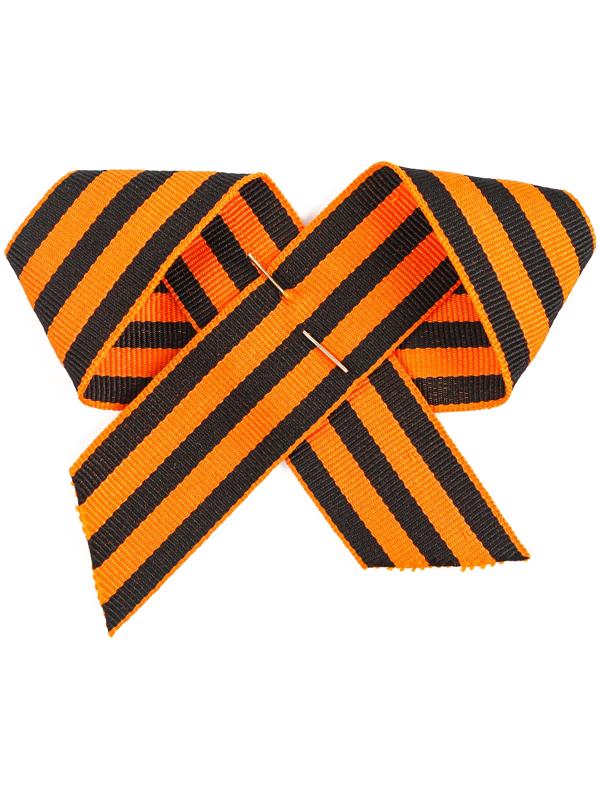 Брошь «Победа» бант со звездой