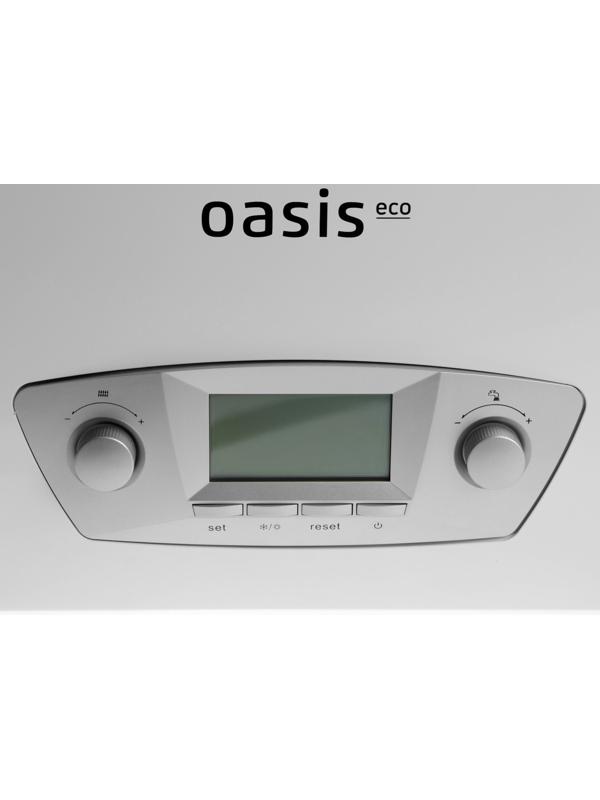 Котел газовый OASIS Eco RE-20, 20 кВт, настенный, двухконтурный, турбированный