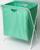 Корзина-мешок для белья, 53×39×62 см, цвет мятный