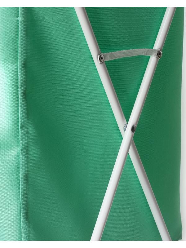 Корзина-мешок для белья, 53×39×62 см, цвет мятный