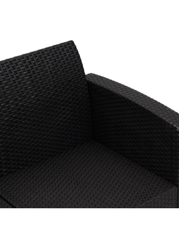 Диван садовый Бора 2-х местный 104 х 66 х 76 см, антрацит