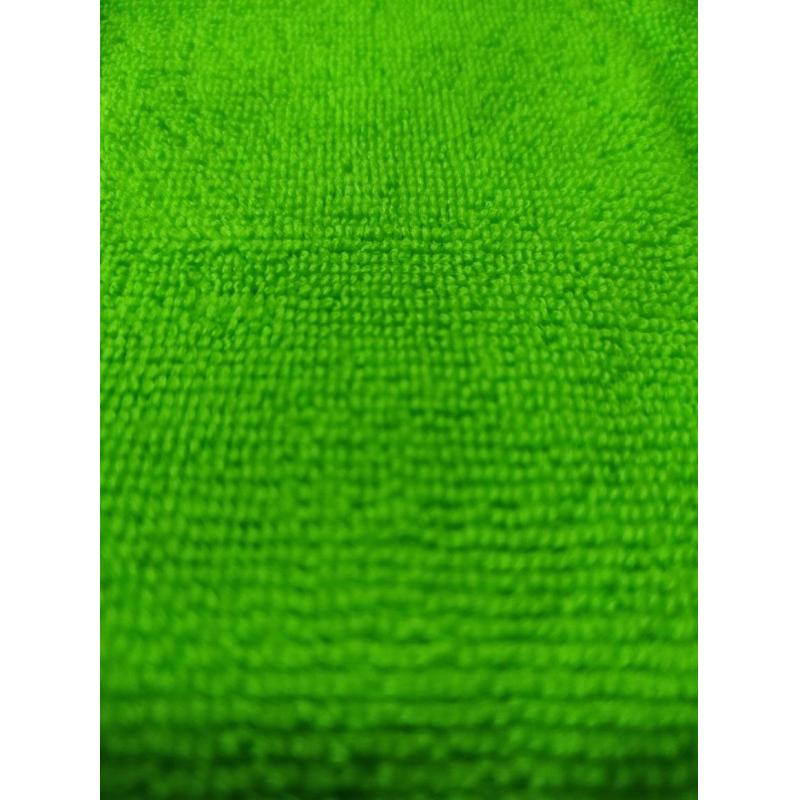 Тряпка для пола для уборки микрофибра зеленая 50х60см 280 г/м2