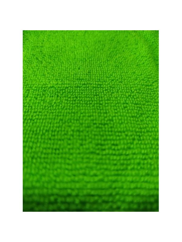 Тряпка для пола для уборки микрофибра зеленая 50х60см 280 г/м2